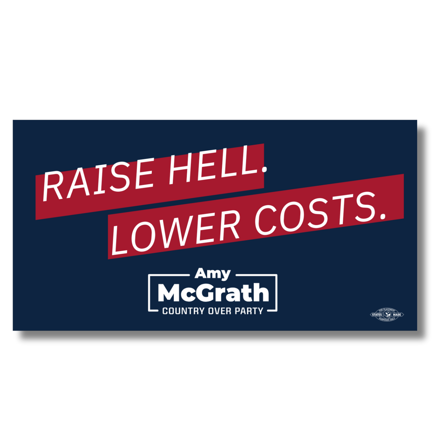 Raise Hell, Lower Costs Bumper Sticker